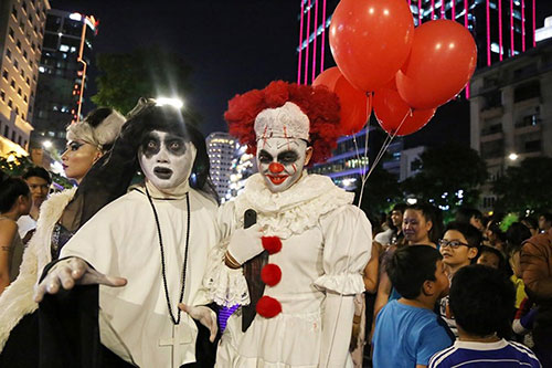 Có rất nhiều điểm vưi chơi ngày lễ Halloween tại Hà Nội và TP HCM