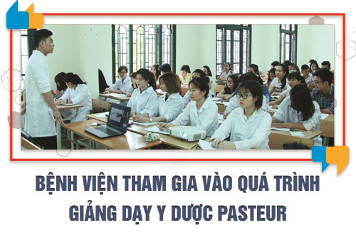 Bệnh viện tham gia vào quá trình giảng dạy tại Trường Cao đẳng Y Dược Pasteur