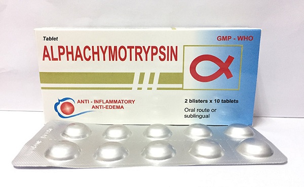 Hướng dẫn dùng thuốc Alphachymotrypsin 